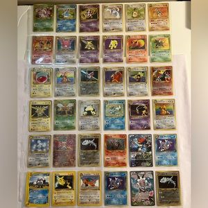 1995 Japan Pokémon cards and English Pokémon cards total 216 cards